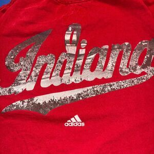 Y2K adidas IU double sided graphic tee